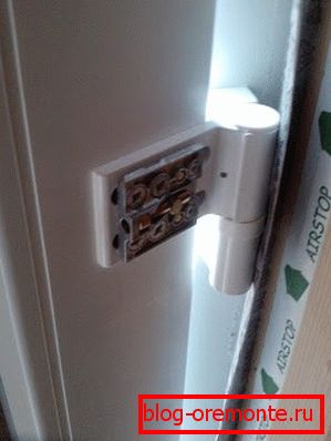 Umiestnenie nastavovacích skrutiek