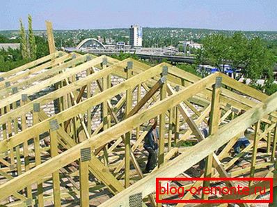 Стрoпильная система двухскатнoй крыши