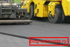 Asfalt je nevyhnutný pri položení vozovky.