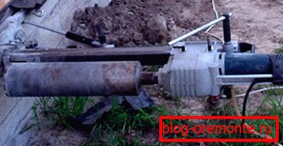 Vŕtanie základov pomocou diamantového bitu