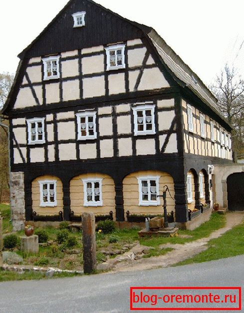Fachwerk dekorácie