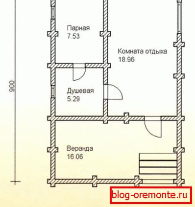Экологически чистая баня из drevo 6х9 м Экологически чистая баня из drevo 6х9 м