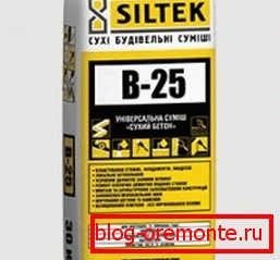 Fotografie balenia s hotovou zmesou