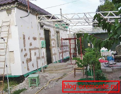 Montáž tepelného izolátora
