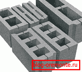 Na foto blokoch polystyrénového penového betónu Na foto blokoch polystyrénového penového betónu