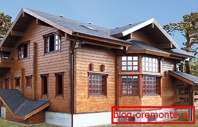 Výhoda fínskeho domu - bez zmrštenia. Výhoda fínskeho domu - bez zmrštenia.