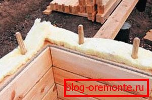 Príklad upevnenia tyče s otepľovaním Príklad upevnenia tyče s otepľovaním