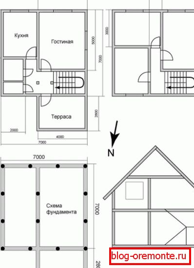 Ukážka projektového denníka domu 7x7 metrov Ukážka projektového denníka domu 7x7 metrov