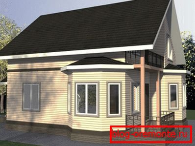Projekt je jednopodlažný zrubový dom s hradbami a manzardom. Projekt je jednopodlažný zrubový dom s hradbami a manzardom.