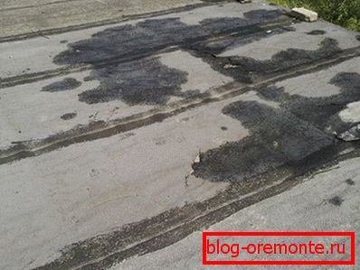 Oprava strechy valcovaného materiálu