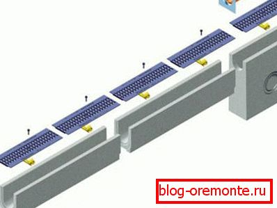 Schéma montážnej konštrukcie