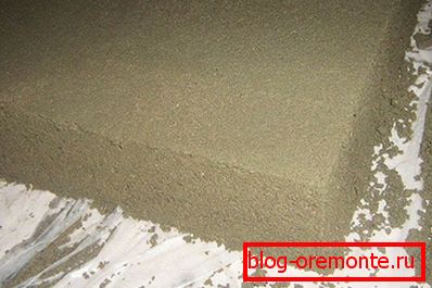 Zvukotesná plávajúca cementová poter