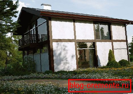 Moderný fachwerk