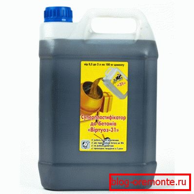 Superplasticizer ukrajinskej Virtuoso-31. Superplasticizer ukrajinskej Virtuoso-31.