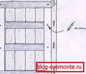 dverné kolíky DIY drevené dvere