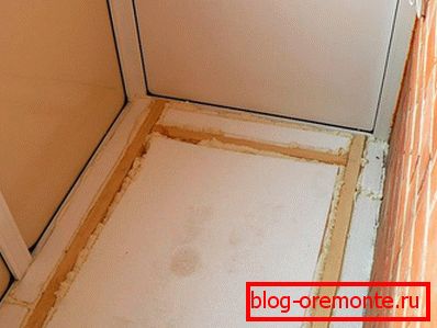 Ohrievanie podlahy na balkóne