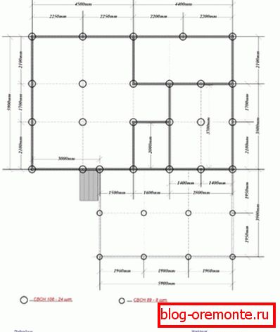 Variant projektu hromadného pole pre dom 6x9