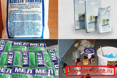 Výber materiálu для побелки Výber materiálu для побелки